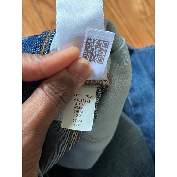 Madewell Low Slung Baggy Jeans Medium Wash Button Fly Size 27 - Picture 5 of 11